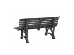 Gartenbank Jamaika 3 Sitzer HxBxT 80 x 150 x 64cm Witterungskunststoff & UV Beständiger Kunststoff Parkbank Sitzbank*PROREGAL Hot