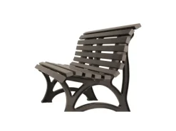 PROREGAL Gartenbänke|Gartenbank Jamaika 3 Sitzer HxBxT 80 x 150 x 64cm Witterungskunststoff & UV Beständiger Kunststoff Parkbank Sitzbank