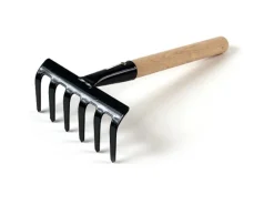 Gartenharke 109/250 6 Zinken mit Griff*PROREGAL Outlet