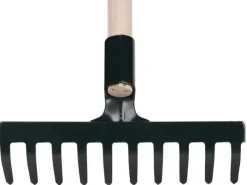 PROREGAL Rechen|Gartenhandgeräte|Gartenharke R107SK 10 Zinken Holzgriff 1600mm