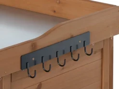 PROREGAL Gartenschränke|Gartenschrank Mit Arbeitsplatte 86x104x52cm Outdoor Tanne Holz Braun