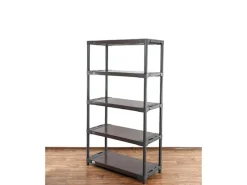 PROREGAL Sportgeräte|Kunststoffregal Big Grey Bear Tall HxBxT 180 x 120 x 46 cm Fachlast 160 kg