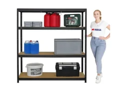 PROREGAL Sportgeräte|Mega Deal 2er-Set Schwerlastregal Giant Elephant 160x150x45cm mit 4 Ebenen Fachlast 200kg