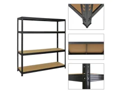 PROREGAL Sportgeräte|Mega Deal 2er-Set Schwerlastregal Giant Elephant 160x150x45cm mit 4 Ebenen Fachlast 200kg