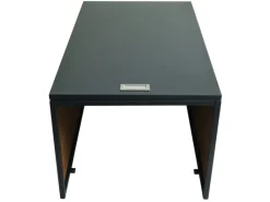 PROREGAL Rasenmäher|Mähroboter-Garage XL Mit Deckel 43x70x90cm Wpc Metall Eiche-Optik