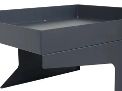 PROREGAL Rasenmäher|Mähroboter-Garage Mit Pflanzkasten 37x60x70cm Metall