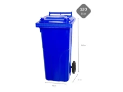 Mülltonne Mgb 120 Liter HDPE-Kunststoff*PROREGAL New