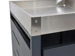 PROREGAL Weitere Ordnungssysteme Für Den Garten|Mülltonnenbox 2er 110x115x62cm 80-240 Liter