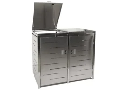 PROREGAL Weitere Ordnungssysteme Für Den Garten|Mülltonnenbox 2er 116,5x131x80cm Erweiterbar 48kg