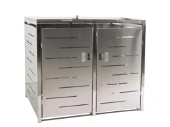 PROREGAL Weitere Ordnungssysteme Für Den Garten|Mülltonnenbox 2er 116,5x131x80cm Erweiterbar 48kg