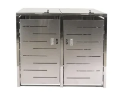 PROREGAL Weitere Ordnungssysteme Für Den Garten|Mülltonnenbox 2er 116,5x131x80cm Erweiterbar 48kg