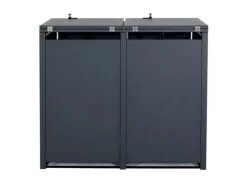 Mülltonnenbox 2er 103x115x63cm Erweiterbar*PROREGAL