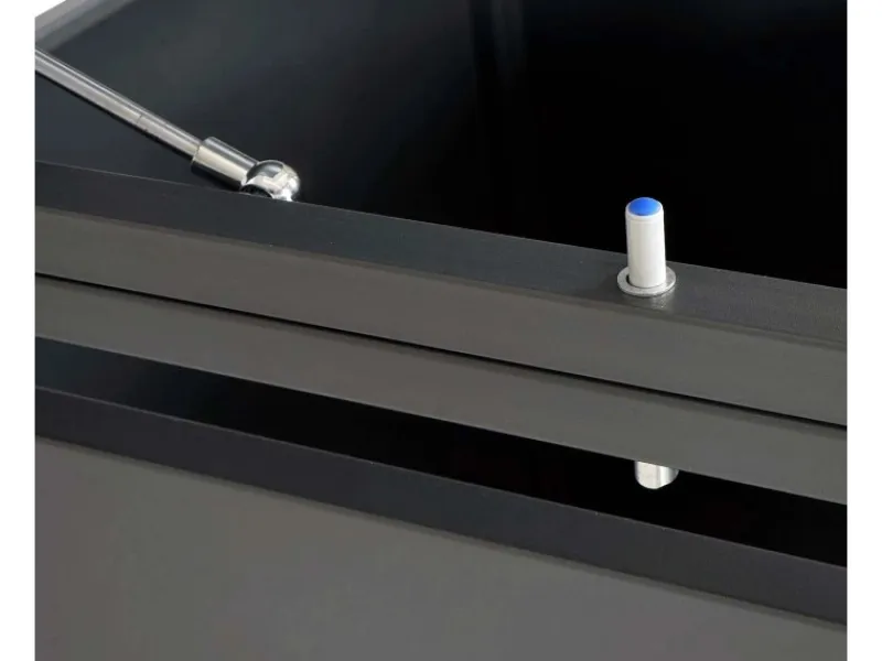 Mülltonnenbox 3er 117x200x80cm Anthrazit*PROREGAL Discount