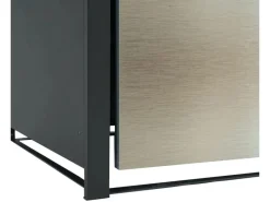 Mülltonnenbox 4er 117x264x80cm Anthrazit*PROREGAL