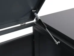 PROREGAL Weitere Ordnungssysteme Für Den Garten|Mülltonnenbox 2er 117x132x80cm Anthrazit