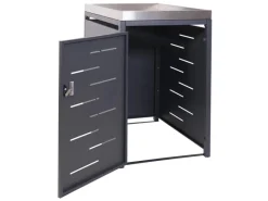 PROREGAL Weitere Ordnungssysteme Für Den Garten|Mülltonnenbox 1er 125x69x84cm 80-240 Liter