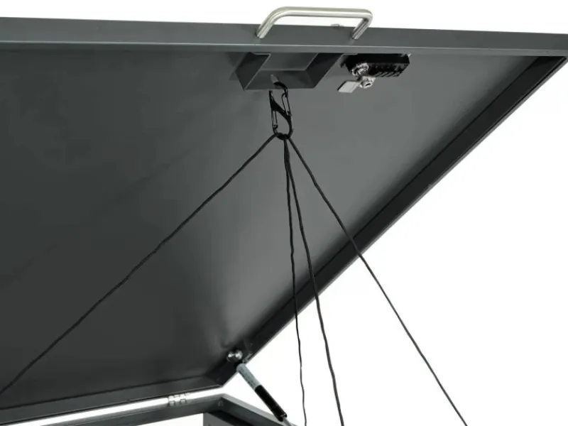 PROREGAL Weitere Ordnungssysteme Für Den Garten|Mülltonnenbox 3er/6er XL 117x217x98cm Anthrazit Kirsche-Holzoptik