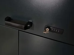 PROREGAL Weitere Ordnungssysteme Für Den Garten|Mülltonnenbox 154x160x136cm Anthrazit Müllcontainerbox Industrie-Abfallcontainer