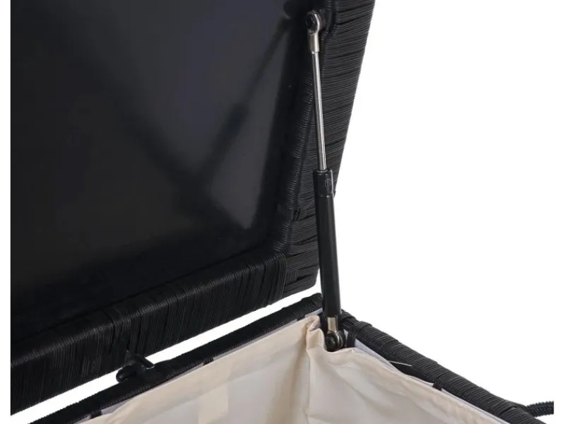 Poly-Rattan Kissenbox HxBxT 51x100x50cm Premium 170L Gartentruhe Auflagenbox Truhe*PROREGAL New