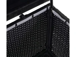 Poly-Rattan Kissenbox HxBxT 51x100x50cm Premium 170L Gartentruhe Auflagenbox Truhe*PROREGAL New