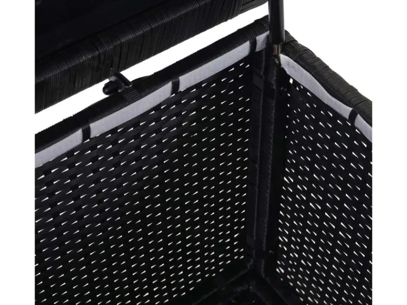 Poly-Rattan Kissenbox HxBxT 51x100x50cm Premium 170L Gartentruhe Auflagenbox Truhe*PROREGAL New