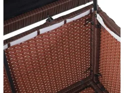 Poly-Rattan Kissenbox HxBxT 51x100x50cm Premium 170L Gartentruhe Auflagenbox Truhe*PROREGAL New