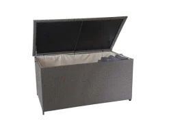 Poly-Rattan Kissenbox HxBxT 80x160x94cm Premium 320L Gartentruhe Auflagenbox Truhe*PROREGAL Clearance
