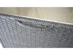 Poly-Rattan Kissenbox HxBxT 80x160x94cm Premium 320L Gartentruhe Auflagenbox Truhe*PROREGAL Clearance