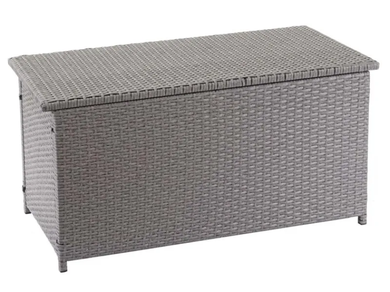 PROREGAL Auflagenboxen|Poly-Rattan Kissenbox HxBxT 51x115x59cm Basic 250L Gartentruhe Auflagenbox Truhe
