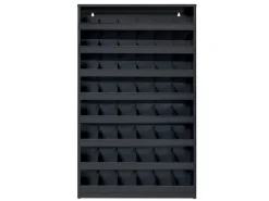 Schüttenregal Mit 48 Fächern Zur Wandbefestigung HxBxT 85x50x12,5cm Anthrazitgrau*PROREGAL Hot