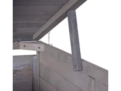 XL 3er-/6er-Mülltonnenverkleidung HxBxT 126x237,5x98 cm Mülltonnenbox Mülltonnenabdeckung Holz*PROREGAL Hot