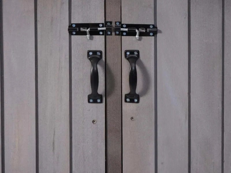 XL 3er-/6er-Mülltonnenverkleidung HxBxT 126x237,5x98 cm Mülltonnenbox Mülltonnenabdeckung Holz*PROREGAL Hot