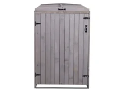 PROREGAL Weitere Ordnungssysteme Für Den Garten|XL 1er-/2er-Mülltonnenverkleidung HxBxT 126x79,5x98 cm Mülltonnenbox Mülltonnenabdeckung Holz