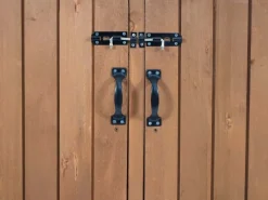 XL 3er-/6er-Mülltonnenverkleidung HxBxT 126x237,5x98 cm Mülltonnenbox Mülltonnenabdeckung Holz*PROREGAL Clearance