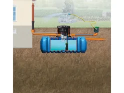 4rain Regenwasser-Nutzung|Flachtank-Paket Flat S 4.500 l Garten-Comfort