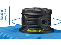 4rain Regenwasser-Nutzung|Flat l Flachtank-Paket 5.000 l Garten-Comfort, begehbar