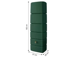 Regenwassertank Slim 330 l 37 cm Tiefe inkl. Zubehör*4rain Outlet