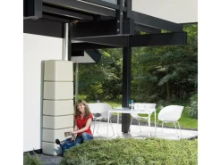 Regenwassertank Slim 650 l 52 cm Tiefe inkl. Zubehör*4rain New