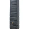 4rain Regenwasser-Nutzung|Wandtank Slim Wood Decor 330 l Graphite Grey