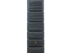 4rain Regenwasser-Nutzung|Wandtank Slim Wood Decor 330 l Graphite Grey
