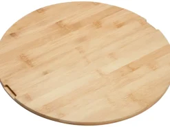 Tischgrills|Holzkohlegrills|Raucharmer Holzkohlegrill Ø 37,3 x 37 cm inkl. Bambus-Schneidebrett