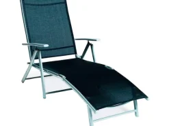 Merxx Sonnenliegen|Relax-Liegestuhl Schwarz