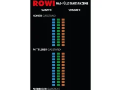 Rowi Campingzubehör|Füllstandsanzeige HGA 1/1 für Gasflaschen magnetisch