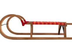 Kinder Rudisport Kinder-Gartengeräte|Rodel aus Holz mit Gurtsitz 95 cm