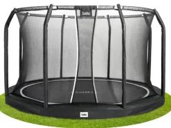 Trampolin Premium Ground ø 396 cm Schwarz*Salta Clearance