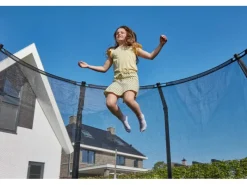 Trampolin Premium Ground ø 396 cm Schwarz*Salta Clearance