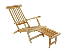 SAM Gartenliege klappbar Teakholz Deckchair 150 cm PUCCON* Discount