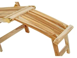 SAM Gartenliege klappbar Teakholz Deckchair 150 cm PUCCON* Discount