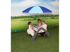 AXI Wasserspielzeug|Sand- und Wassertisch/Picknicktisch Delta (inkl. Sonnenschirm)