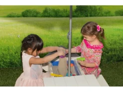 AXI Wasserspielzeug|Sand- und Wassertisch/Picknicktisch Delta (inkl. Sonnenschirm)